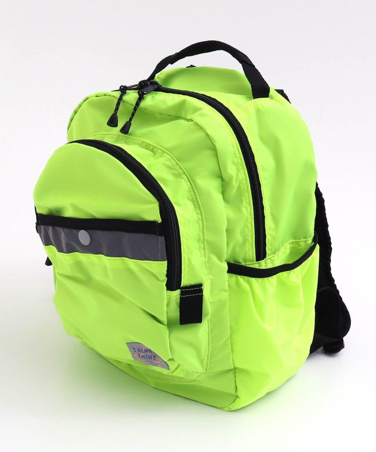 日本 BREEZE - 高機能輕量減壓設計兒童背包-白綠棋盤格 (33x24x13cm)