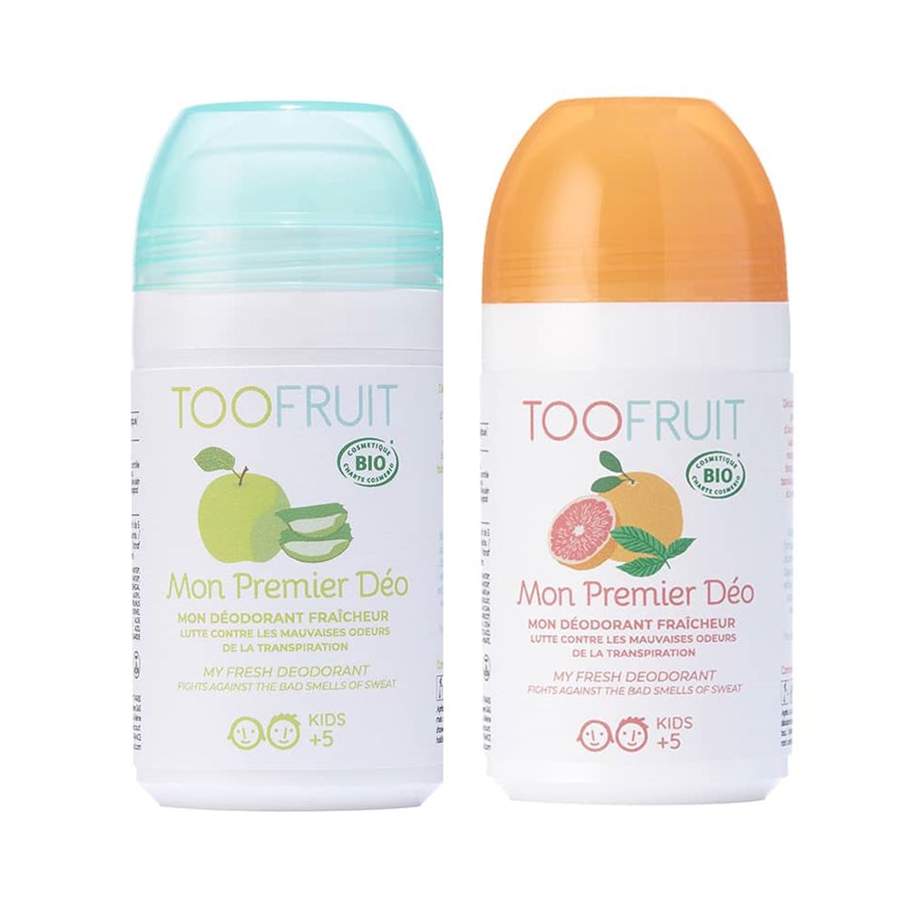 Toofruit - 兒童果漾體香膏組-(青蘋+柑橘)-50ml*2