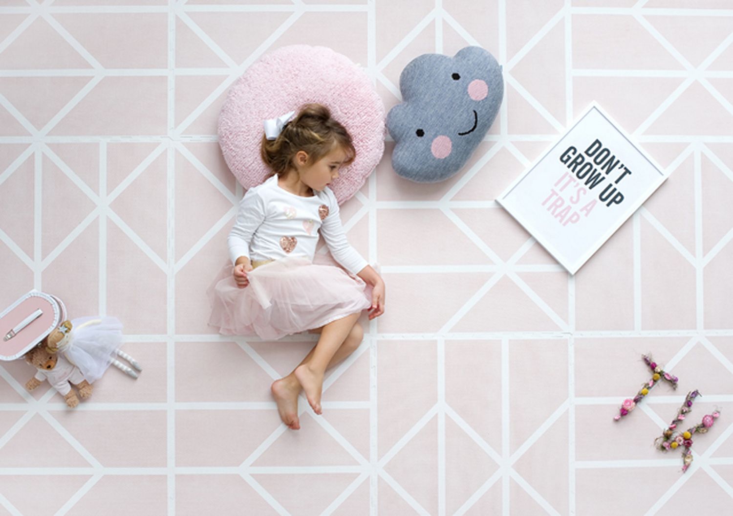 德國 toddlekind - 北歐風系列遊戲地墊-裸膚米-一組6片