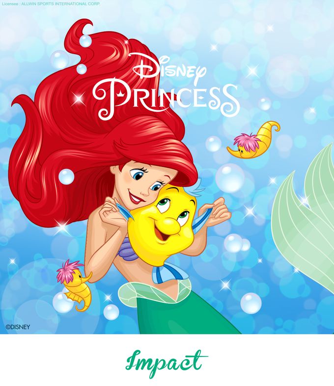 小美人魚後背包(大)-粉綠