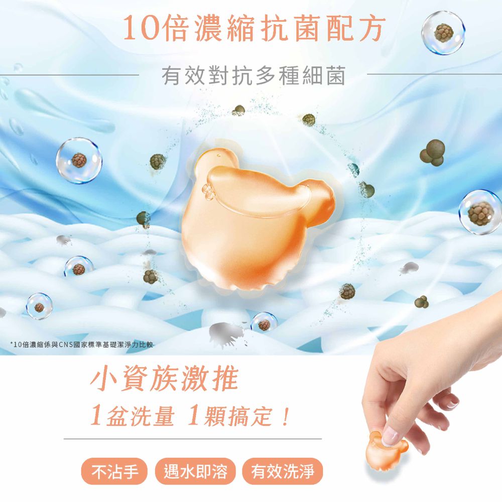 植萃酵素洗衣膠囊-蜂蜜香水-5gx30顆
