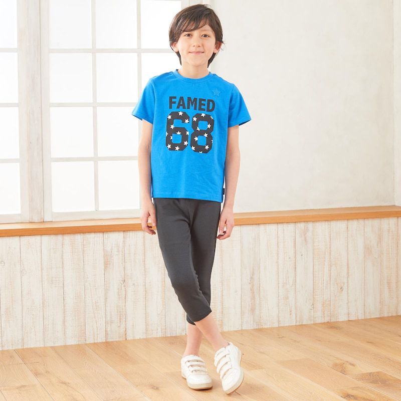 日本千趣會 - GITA 超彈力定番七分褲-亮橘