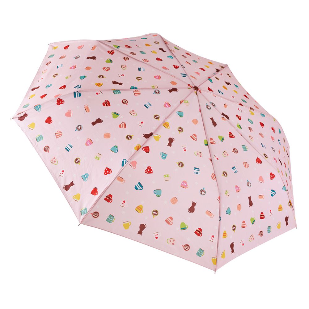 抗UV雙人自動傘-粉漾午茶-480g