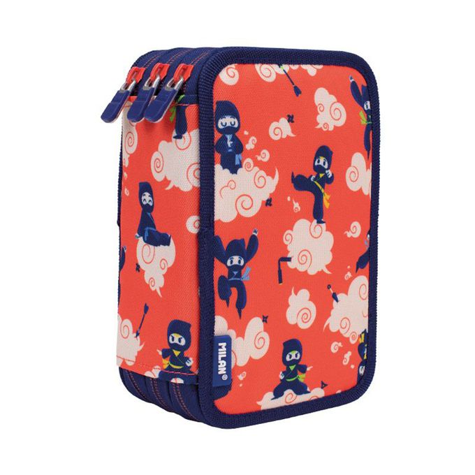 MILAN - 隨行畫筆袋著走_功夫忍者(3層式)