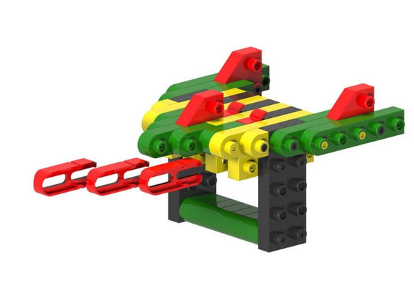 香港JEKCA積卡百變積木 - 積木-導彈發射車-360PCS