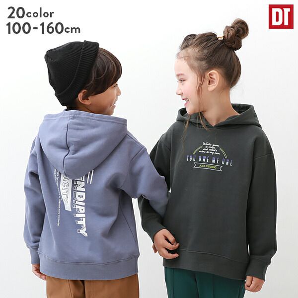 日本 devirock - 秋冬定番 印花長袖帽T-BROOKLYN-湖水綠