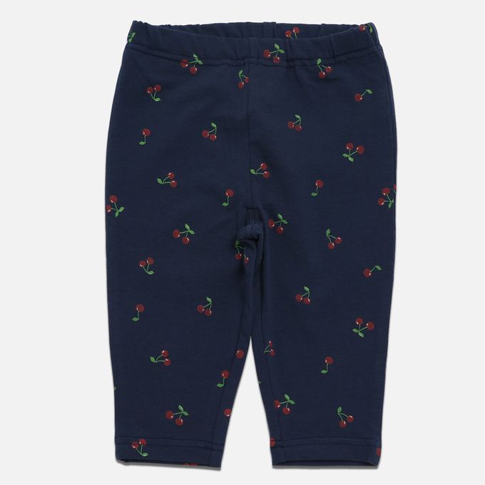 日本 Chil2 - 百搭印花彈力七分褲-格紋-紫x白