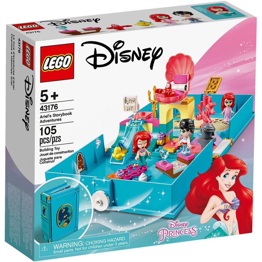 樂高 LEGO - 樂高 Disney 迪士尼公主系列 -  愛麗兒的口袋故事書 43176-105pcs