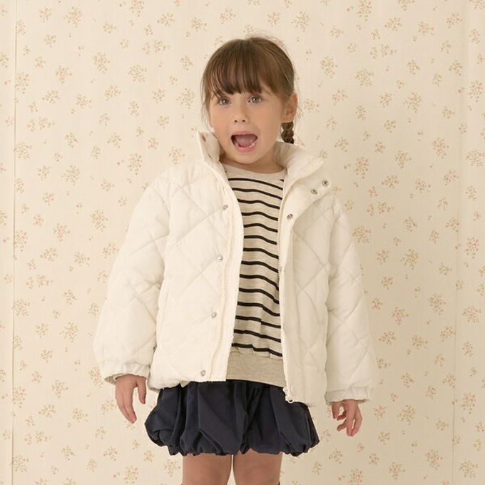 日本 Lycee mine - 注目斗篷領 柔軟絎縫保暖外套(領可拆)-可可