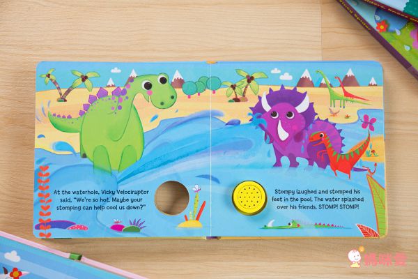 孩子超愛音效書單本160元❤ 1歲起英文遊戲操作書！玩到跟著節奏搖擺囉♫