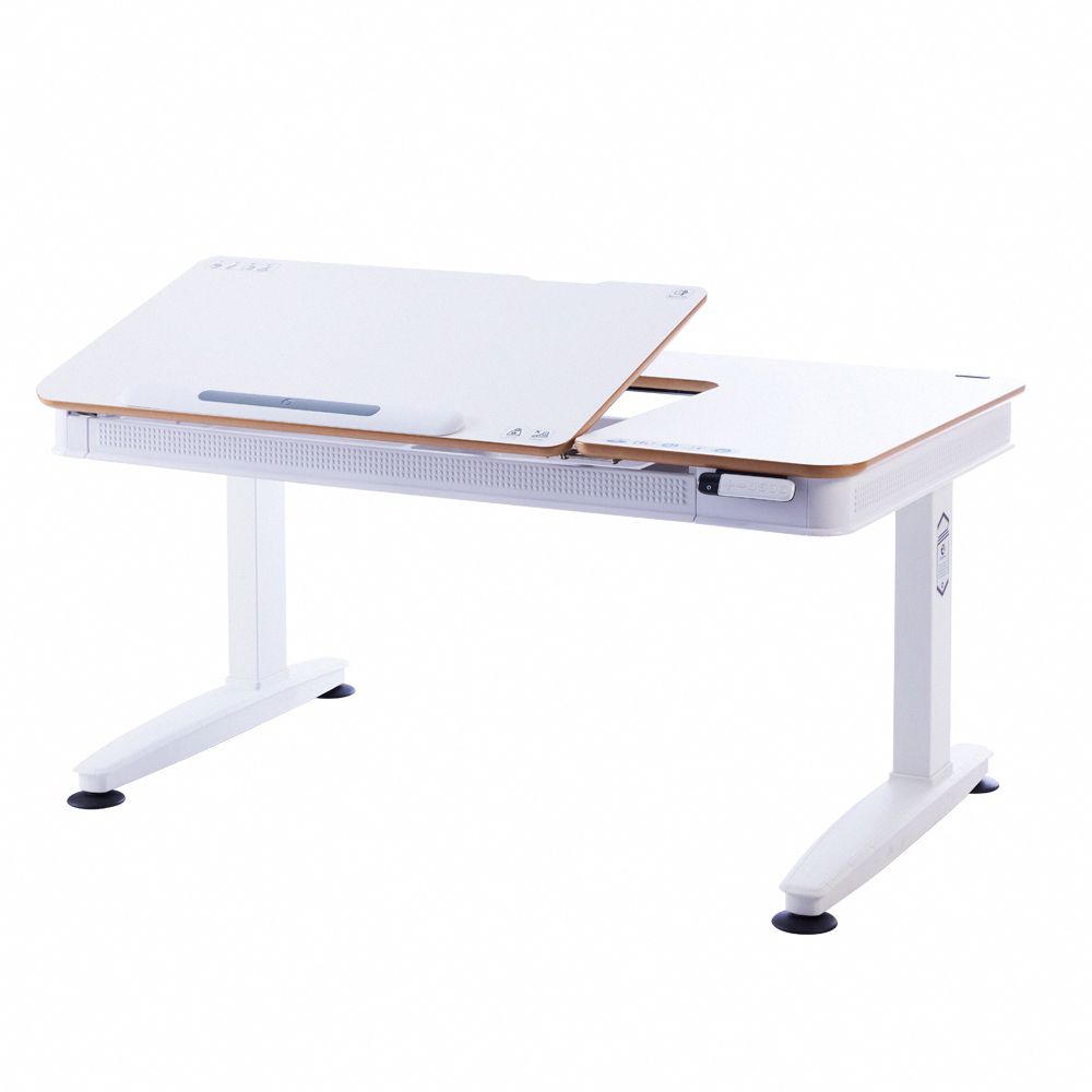 大將作 kid2youth - E6-120S 動態成長電動桌-L型-桌寬120 cm