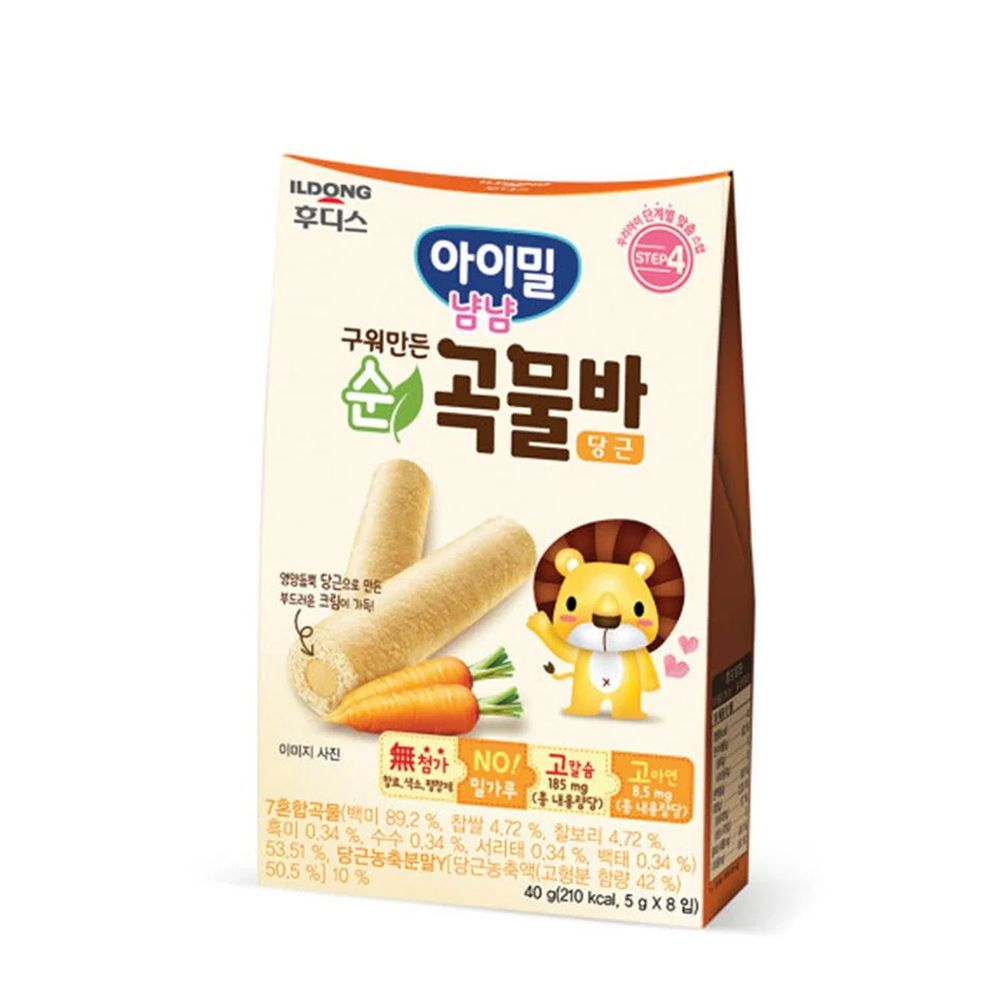 韓國Ildong Foodis日東 - 穀物小捲心-胡蘿蔔-效期2024.8.15