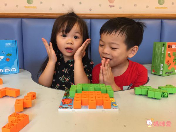 AniBlock 安尼博樂 - AR積木拼圖-2色-(橘色&綠色)