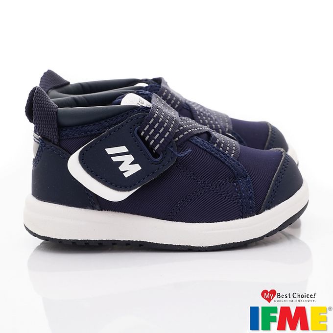 日本IFME - 護踝寶寶機能學步鞋-IF20-330611軍藍(寶寶段)-學步鞋-軍藍