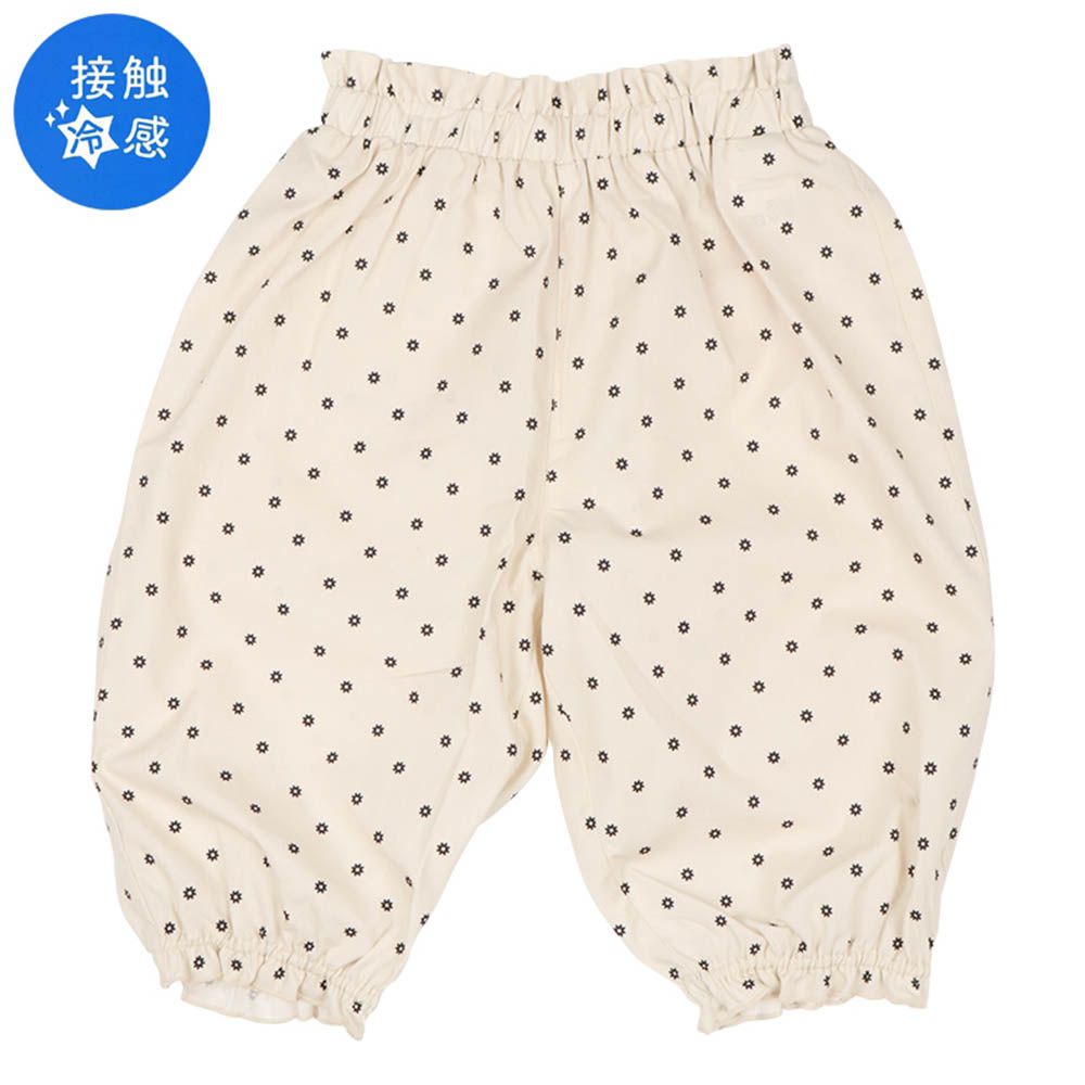 涼感6分褲-象牙白色