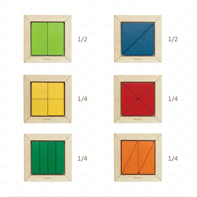泰國 Plantoys - 分數概念學習組