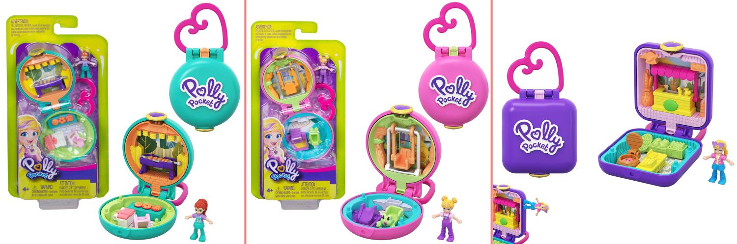 Polly Pocket 口袋波莉 - 口袋波莉迷你百寶盒系列-(共三款造型，隨機出貨不挑款)
