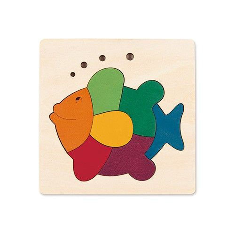 George Luck Puzzle - 創意拼圖-彩虹魚-單層