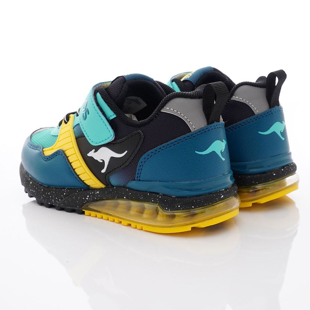 KangaROOS - 機能童鞋-袋鼠機能氣墊跑鞋款(中童段)-藍