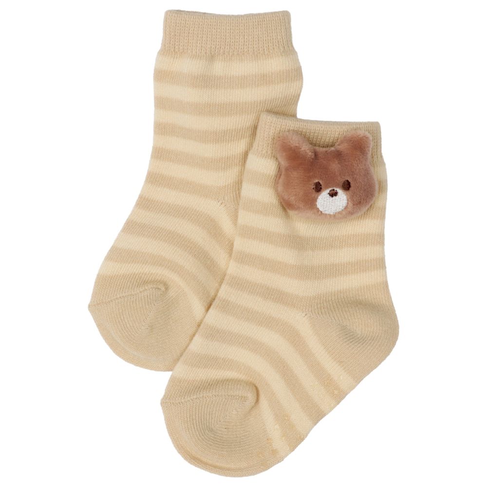 造型襪-小熊-咖啡色 (9~14cm)