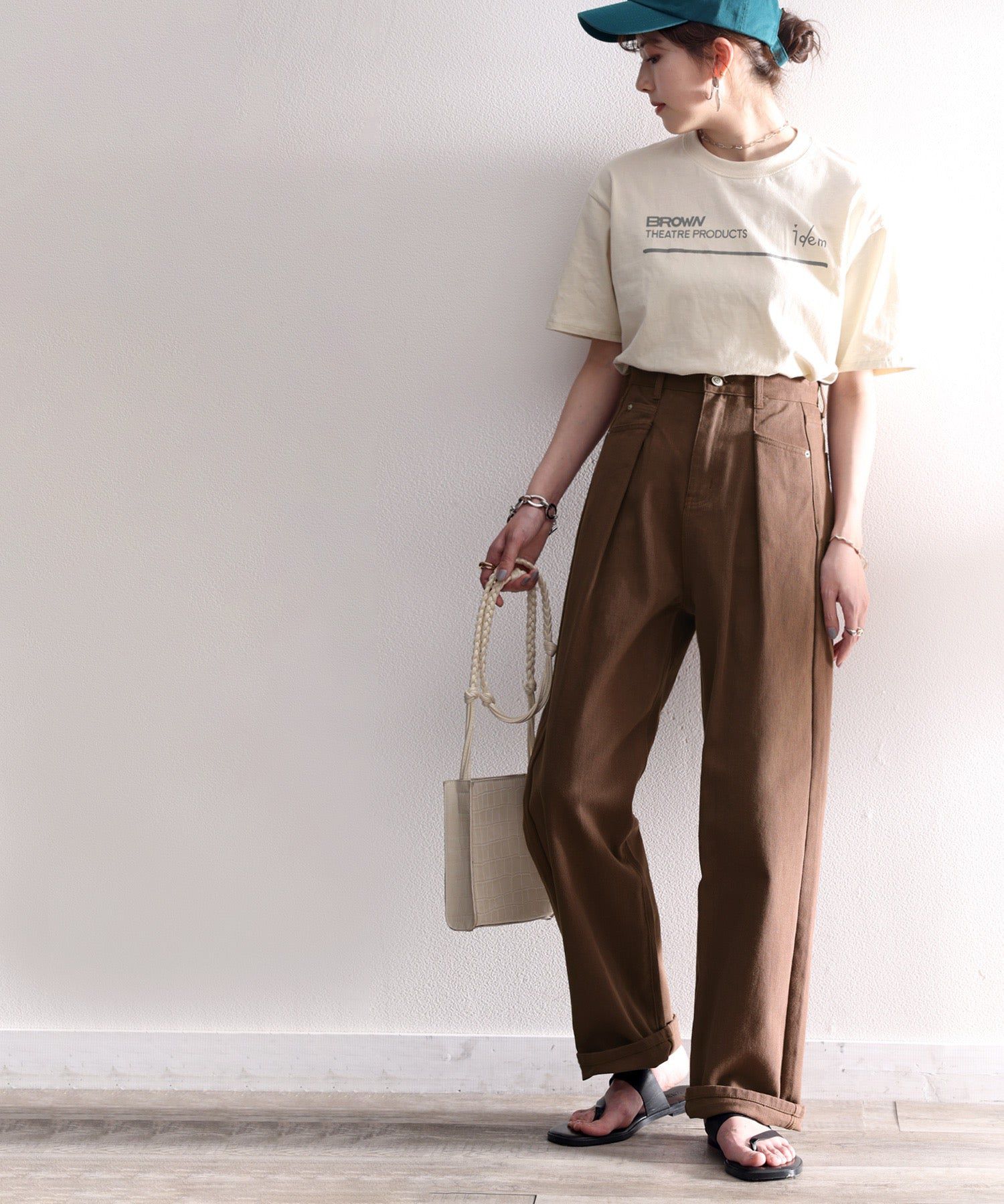 日本 Classical Elf - [熱銷NO.1]  舒適顯瘦打褶長褲-黑