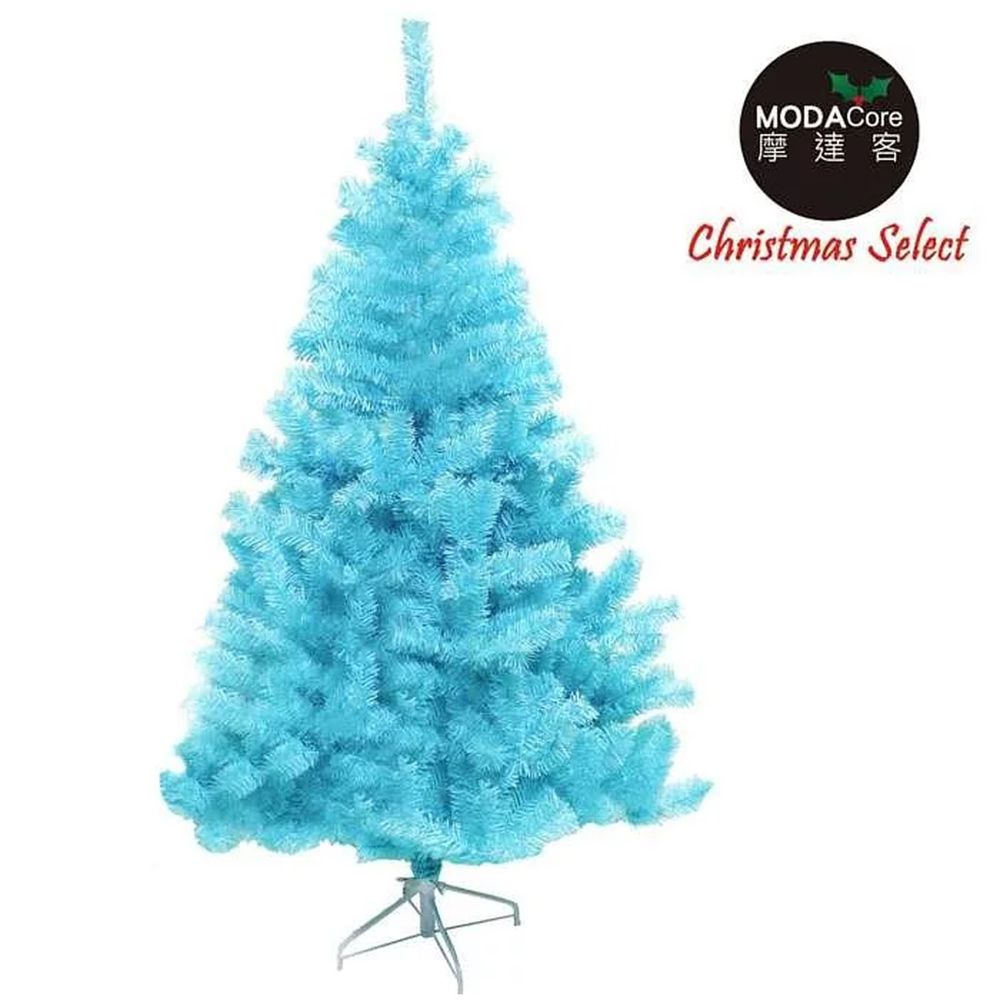 MODACore 摩達客 - 摩達客耶誕-台灣製4呎/4尺(120cm)豪華版冰藍色聖誕樹裸樹 (不含飾品不含燈)本島免運費