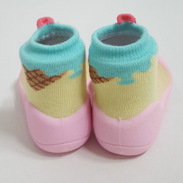 韓國 Attipas - 襪型學步鞋-冰淇淋甜心