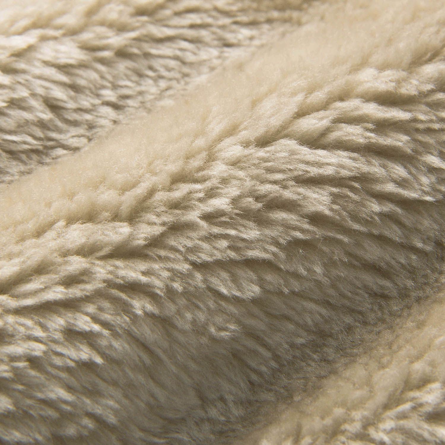 日本千趣會 - moufuwa系列 長柔毛保暖圍巾-深藍