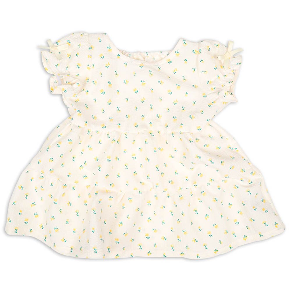 蛋糕洋裝-奶油色