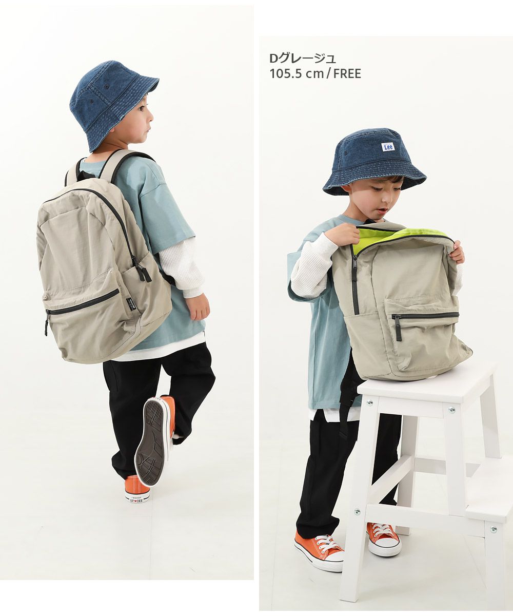 日本 devirock - 飽和色輕量舒適休閒背包-黑 (約28x37x12cm)