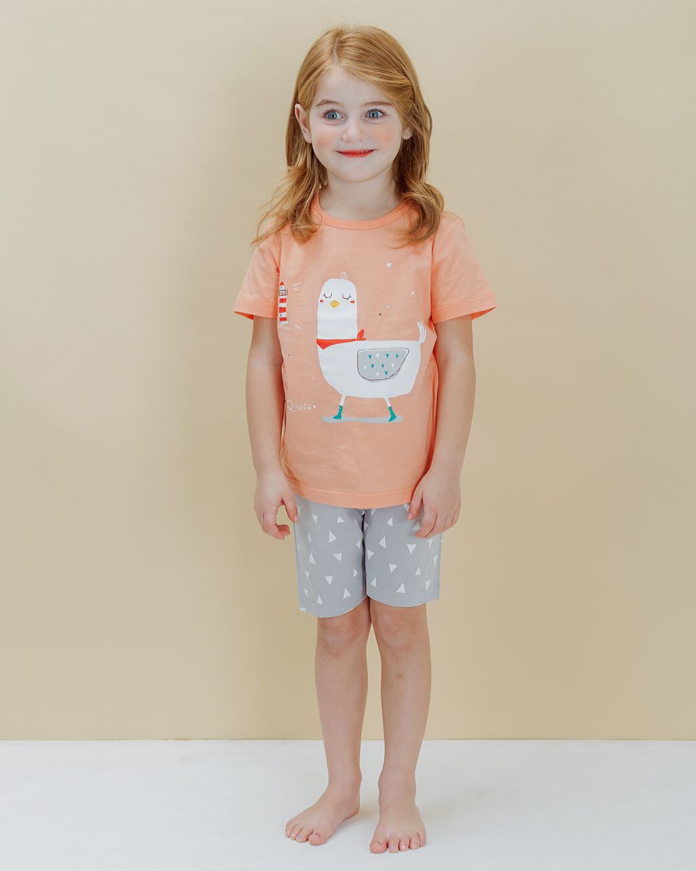 韓國 Sopoliini 童趣北歐風☺ 夏季純棉套裝 / 家居服