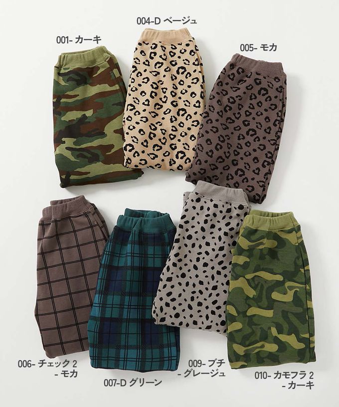 日本 devirock - RICH WARM 刷毛保暖哈倫寬鬆長褲-細格紋-黑