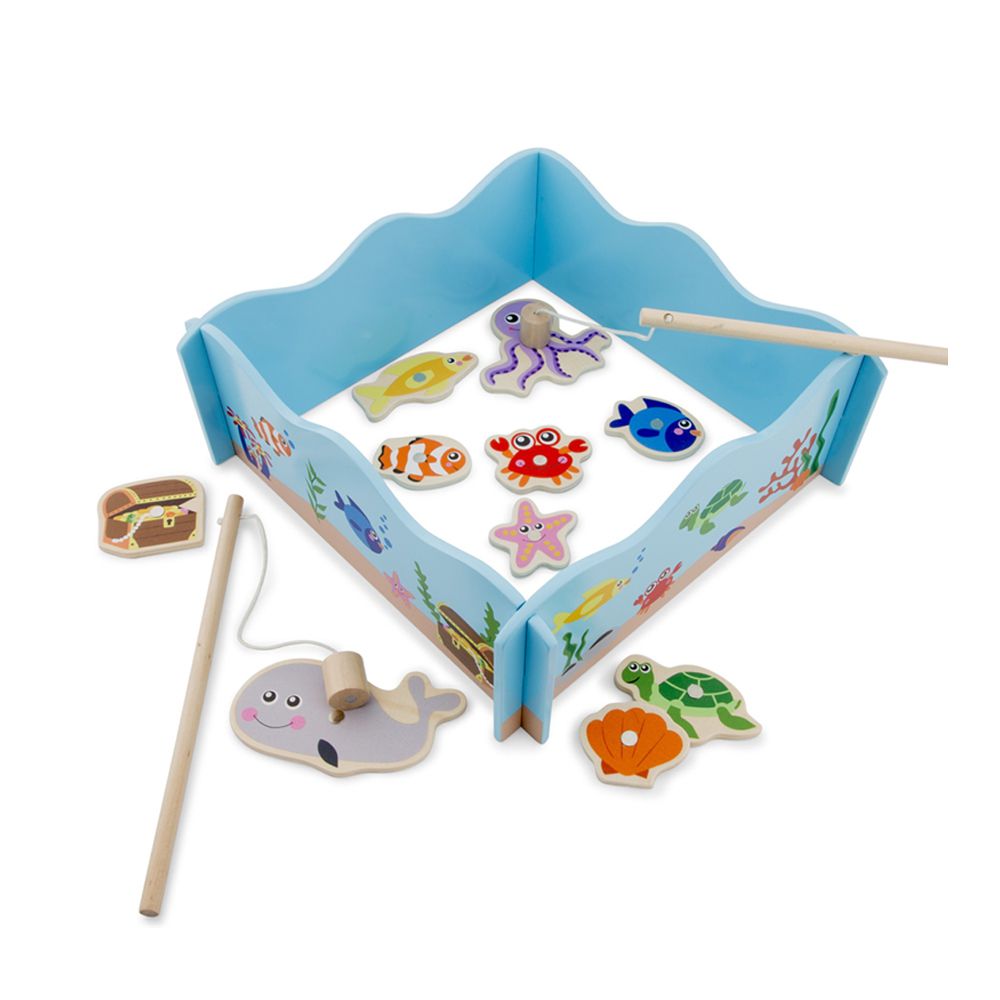 荷蘭 New Classic Toys - 寶寶木製釣魚遊戲