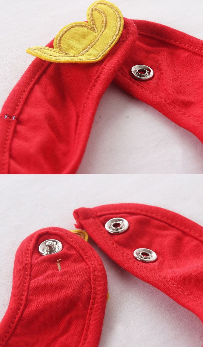 JoyNa - 2件入-過年收紅包圍兜兜 恭喜發財圍兜-B滿字+隨機1入 (17.5*18cm)