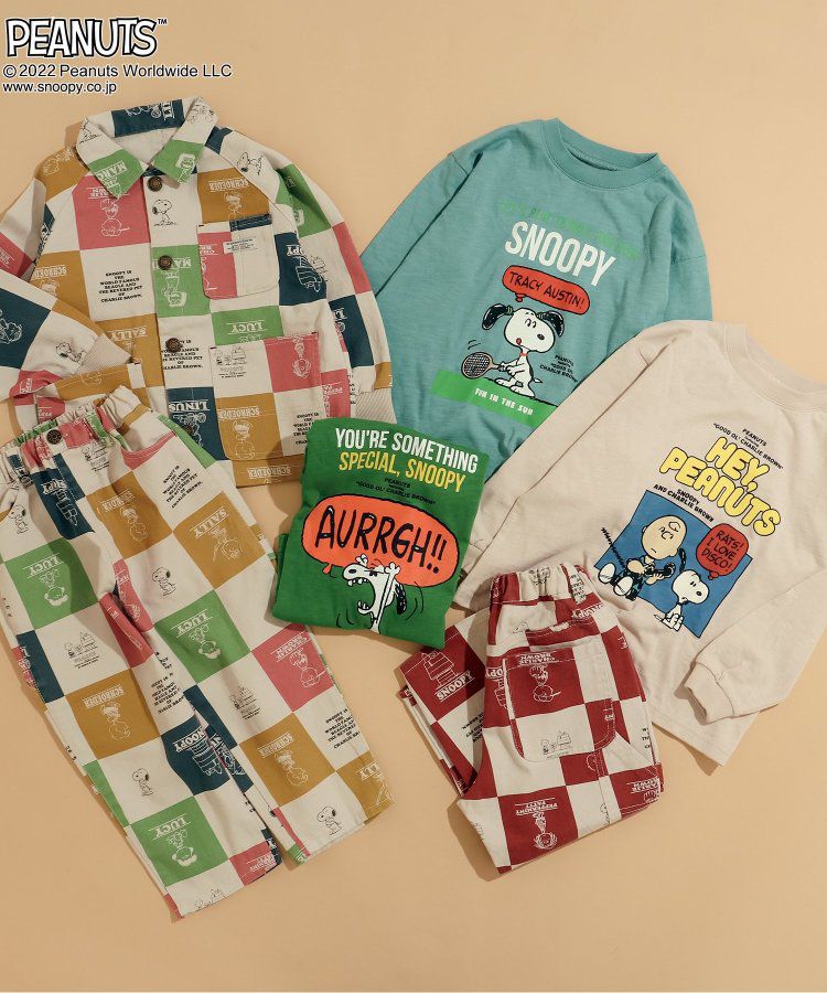 日本 BREEZE - 聯名款 史努比印花長袖上衣-黃