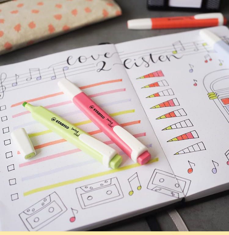 STABILO思筆樂 - swing cool Pastel 樂酷螢光筆 馬卡龍色系 6色入