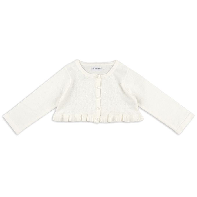 akachan honpo - 針織小外套-白色