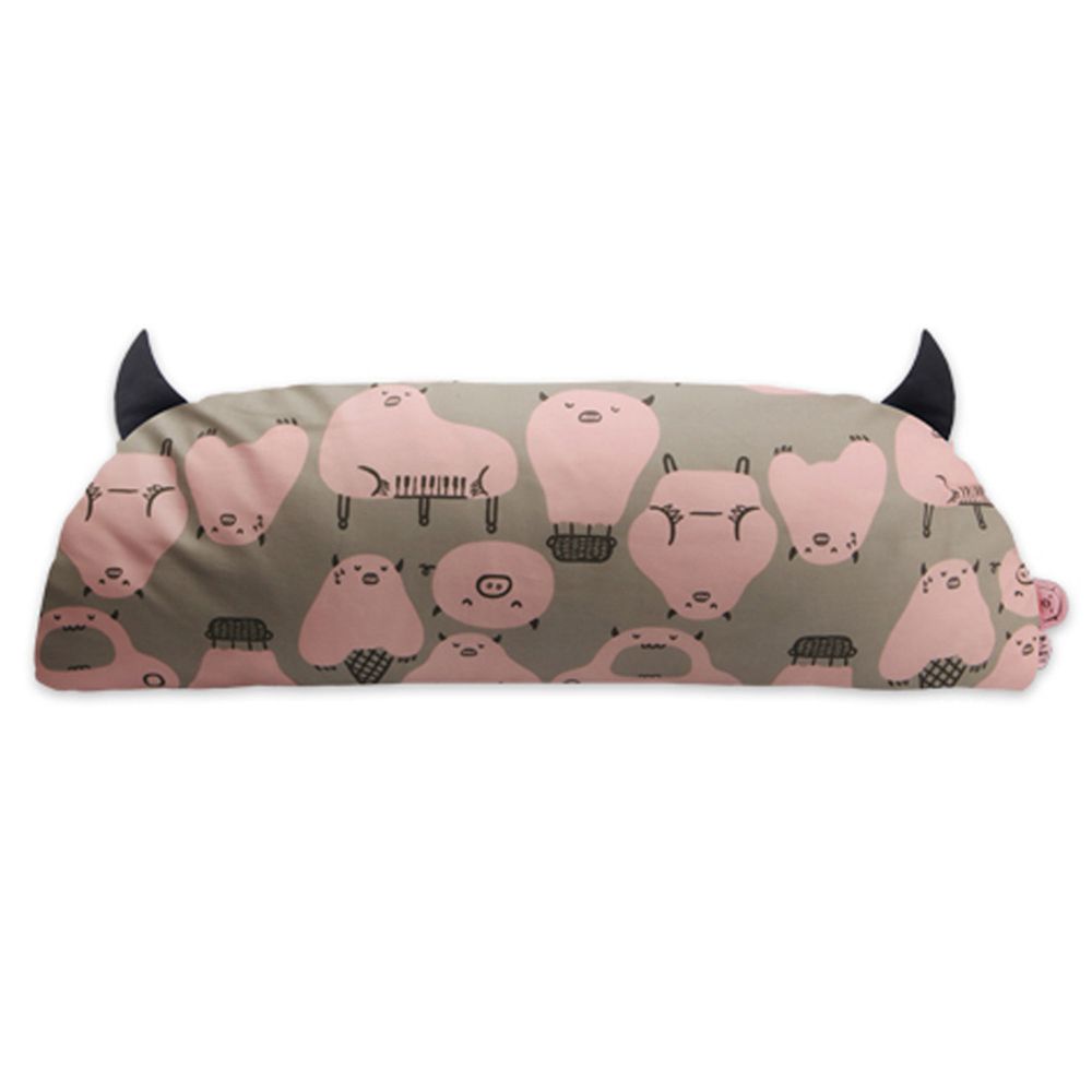 韓國Daby - 小怪獸幼兒造型枕-豬豬小怪獸 (適用：1歲以上~小學生，尺寸：  80 x 32公分)