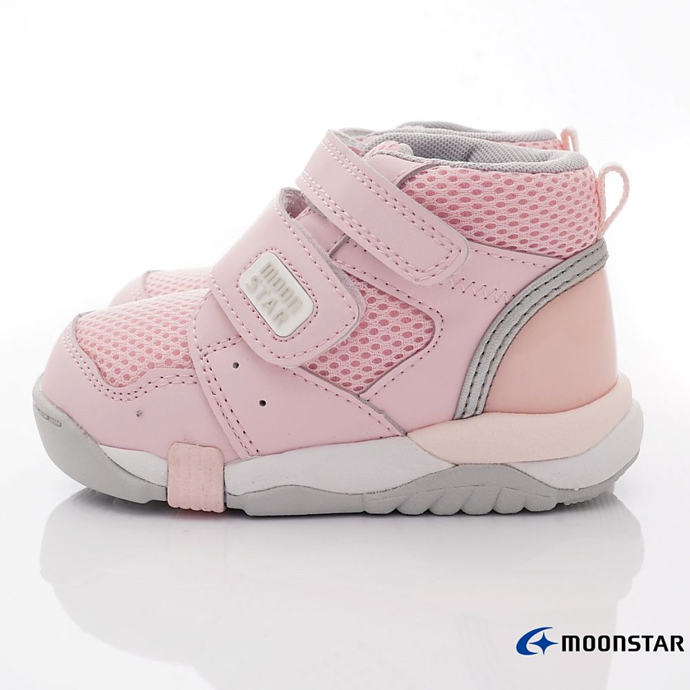 Moonstar日本月星 - 物理師推薦護踝專業矯正機能款-多附一雙鞋墊(中小童)-運動鞋-粉