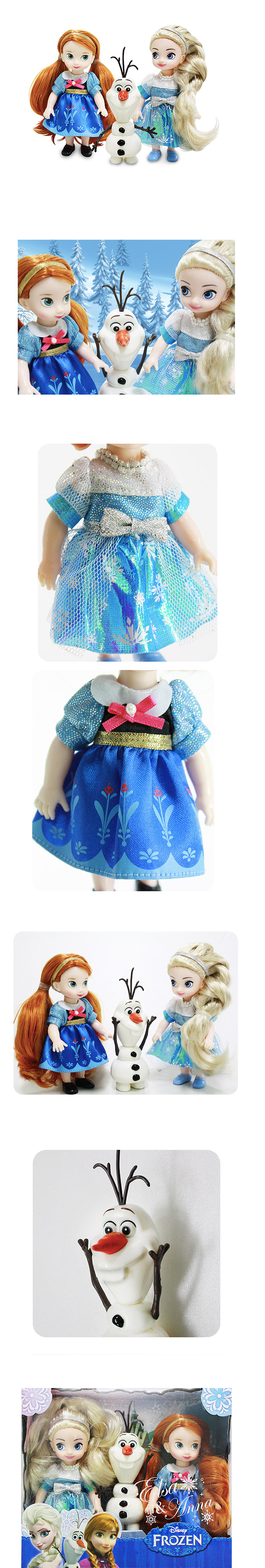 Disney 迪士尼 - 【新品】《 Disney 迪士尼 》4吋迷你公主系列 - 冰雪奇緣 艾莎&安娜娃娃組