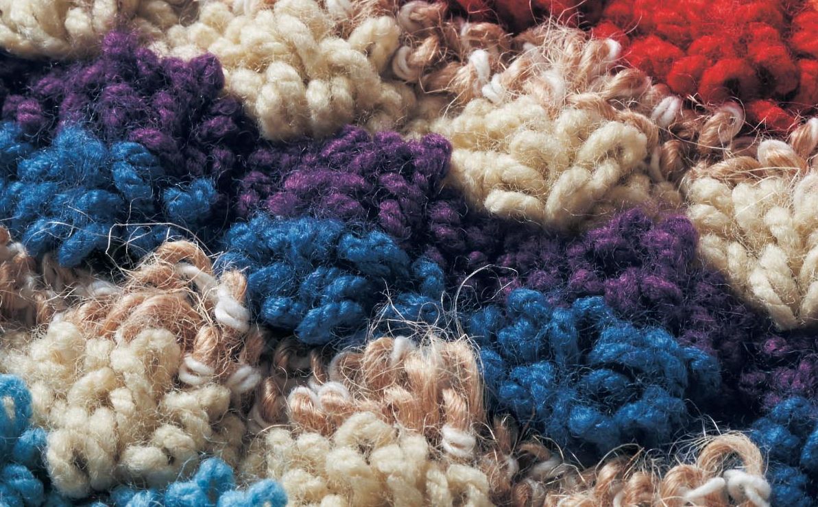 日本千趣會 - mini labo 去泥污腳踏墊-法蘭西花朵-藍綠