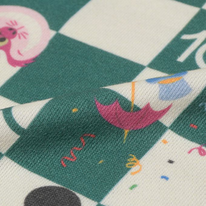 akachan honpo - 休閒上衣-迪士尼 格子-綠色