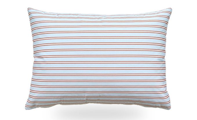 韓國 Maatila - M2全方位抗菌防蟎枕套-法式灰藍直紋 (50X70cm)