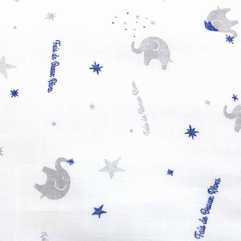 akachan honpo - angelette棉紗被-深灰色 (70×100cm)