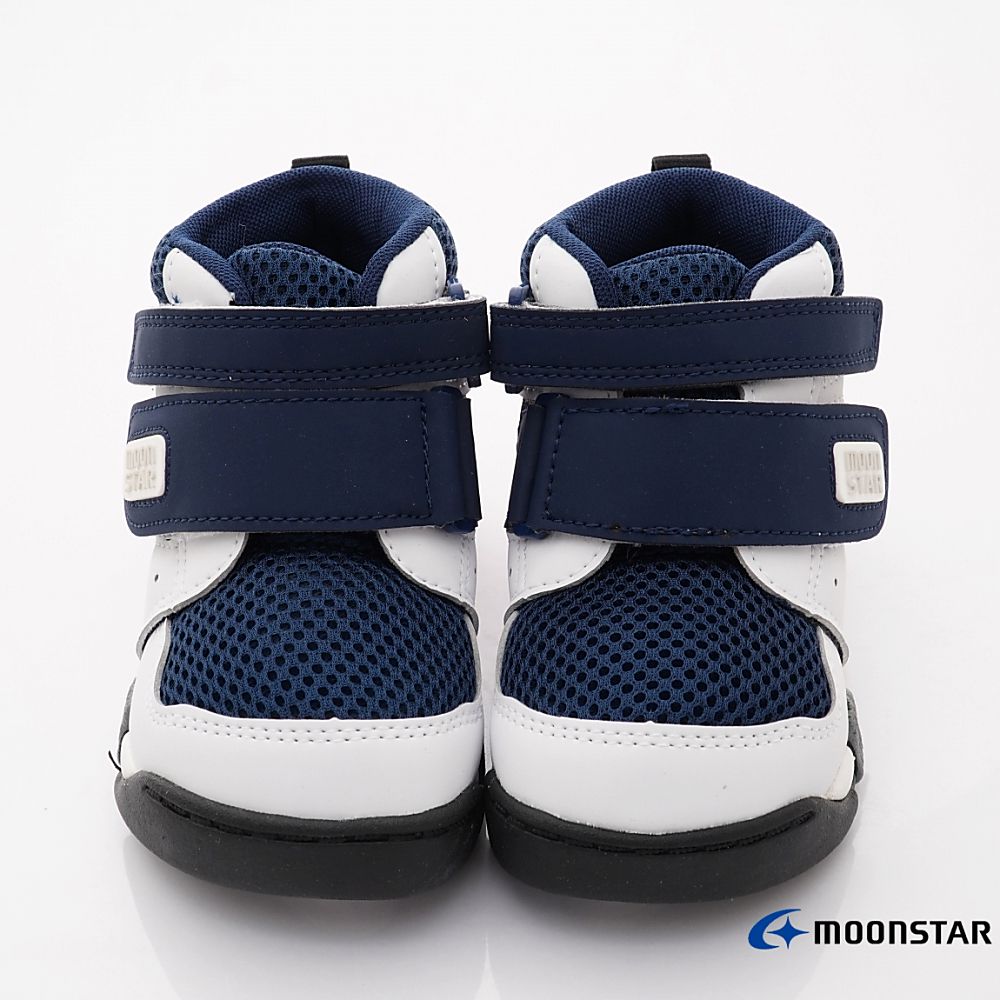 Moonstar日本月星 - 物理師推薦護踝專業矯正機能款-多附一雙鞋墊(中小童)-運動鞋-深藍