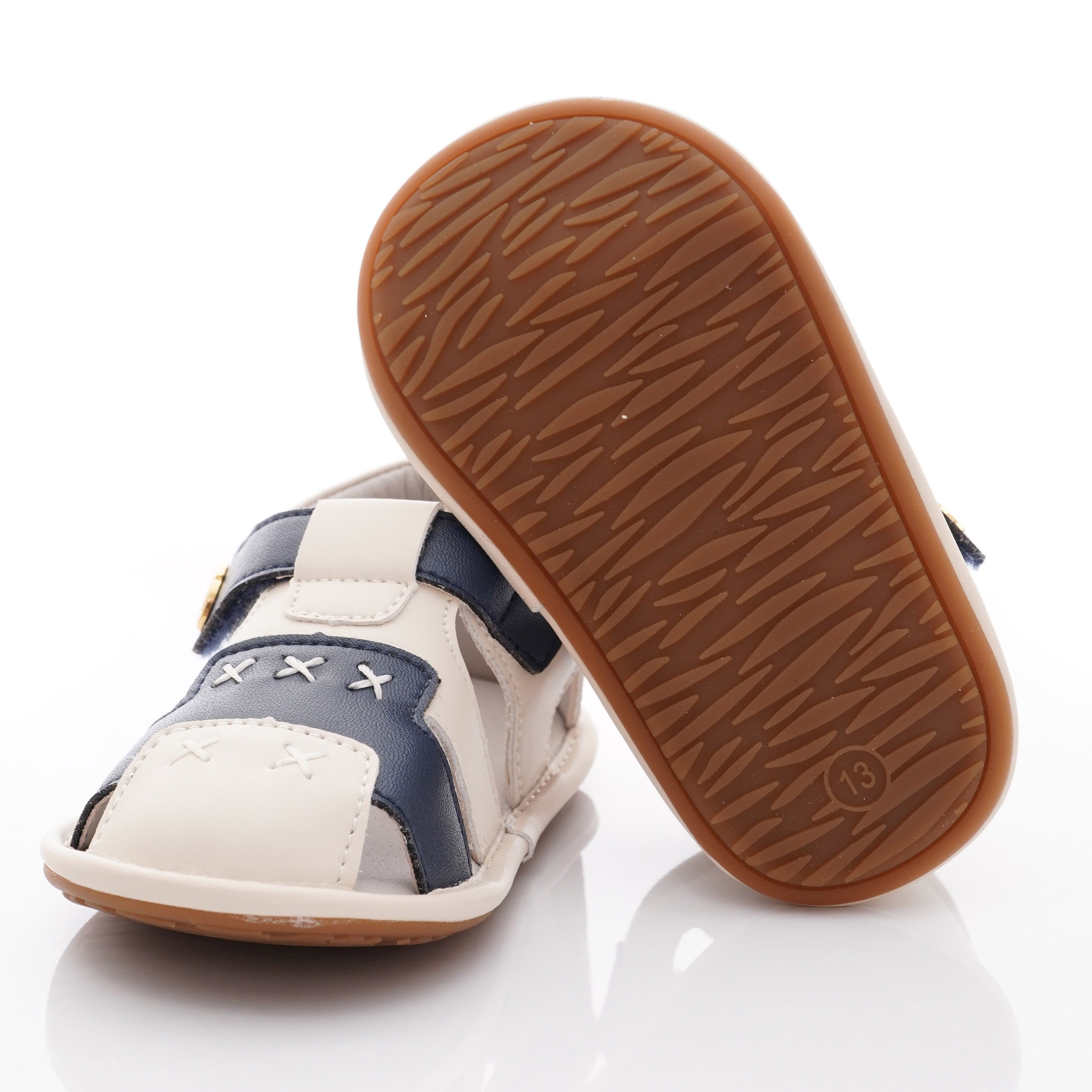 Arnold Palmer 雨傘牌 - 護趾軟軟學步涼鞋款(寶寶段)-藍