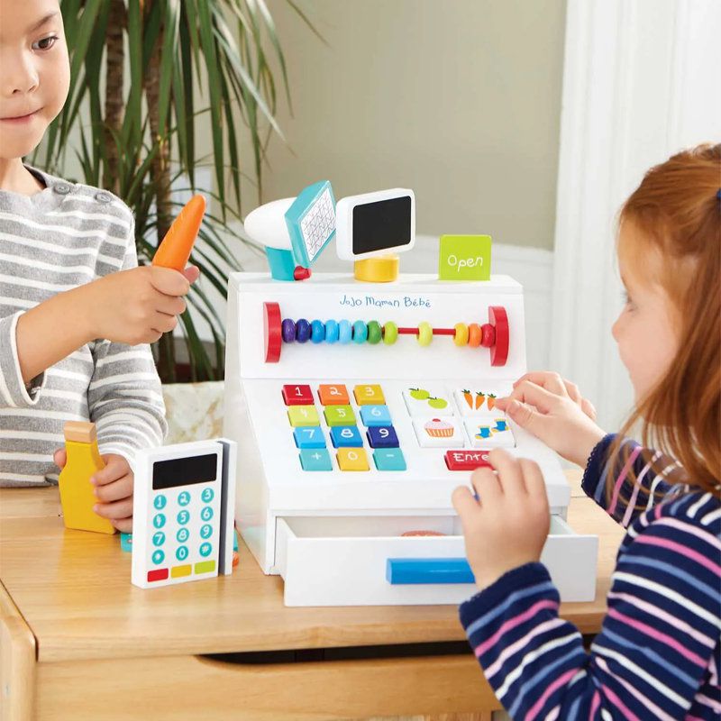 英國 JoJo Maman BeBe - 家家酒/角色扮演玩具_實木系列-收銀機