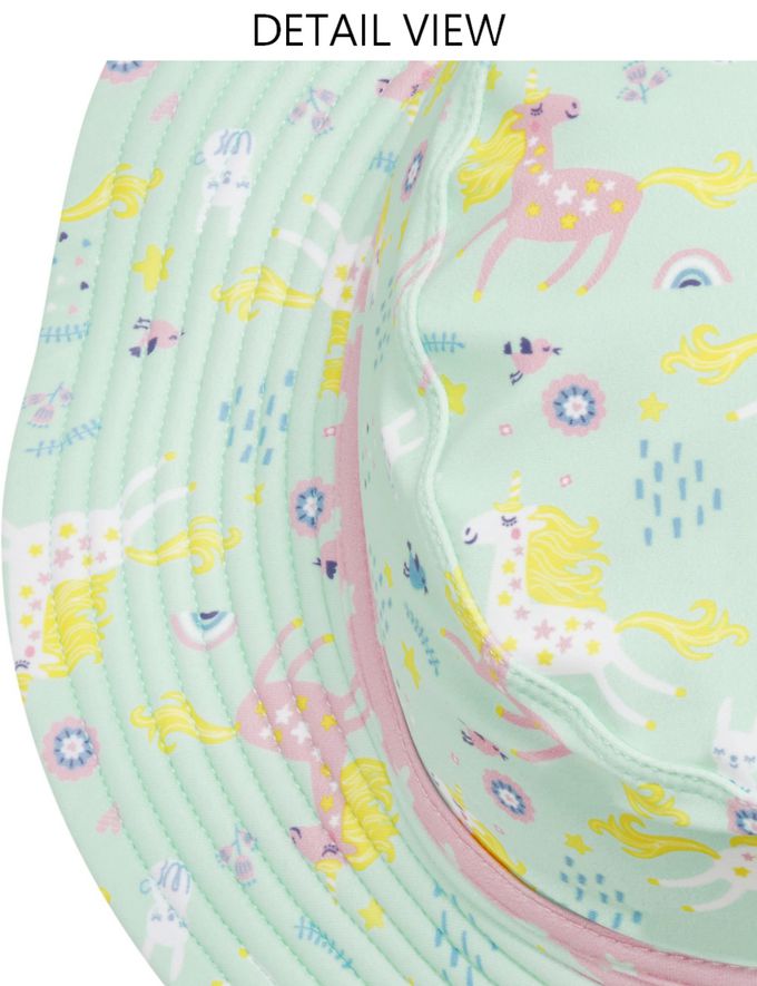 德國Playshoes - 抗UV防曬水陸兩用漁夫帽-獨角獸