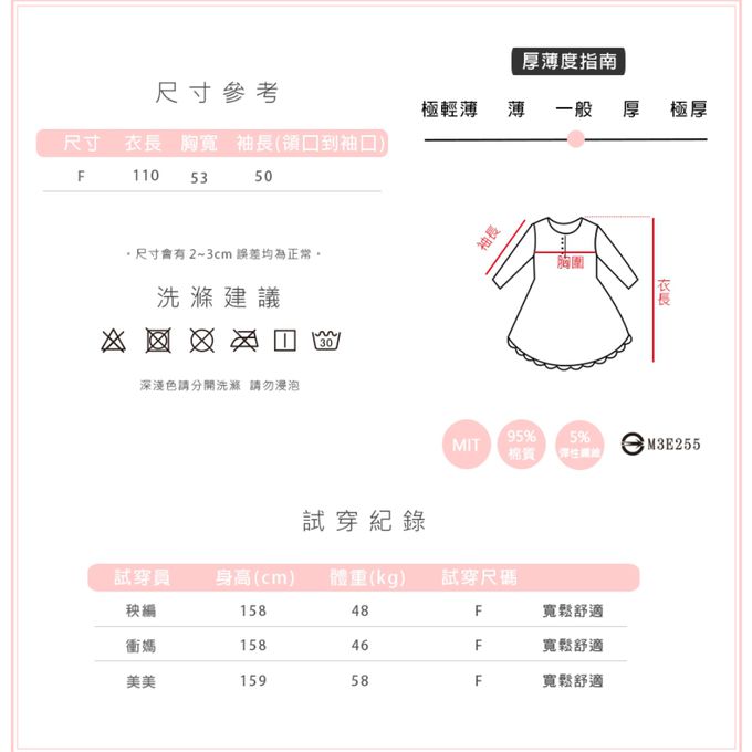 YOUrs - 棉甜連身哺乳裙-桔梗紫 (F碼)