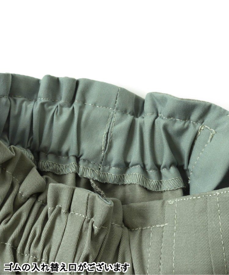 日本 BREEZE - 俏麗扇形邊鬆緊短褲-斑點-黑